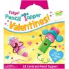 Peaceable Kingdom Valentines Cards for Kids Classroom, Set of 28 Valentines Day Gifts, Mini Popper Heart Pop It Fidget Toys, Classroom Exchange Set, Unique Fun Gifts for Kids, Ages 4+(Fidget Spinner Pencil Toppers)