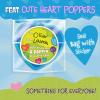 Peaceable Kingdom Valentines Cards for Kids Classroom, Set of 28 Valentines Day Gifts, Mini Popper Heart Pop It Fidget Toys, Classroom Exchange Set, Unique Fun Gifts for Kids, Ages 4+(Mini Popper Heart Pop It Fidgets)
