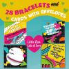 Peaceable Kingdom Valentines Cards for Kids Classroom, Set of 28 Valentines Day Gifts, Mini Popper Heart Pop It Fidget Toys, Classroom Exchange Set, Unique Fun Gifts for Kids, Ages 4+(Zipper Friendship Bracelets)