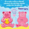 Peaceable Kingdom Valentines Cards for Kids Classroom, Set of 28 Valentines Day Gifts, Mini Popper Heart Pop It Fidget Toys, Classroom Exchange Set, Unique Fun Gifts for Kids, Ages 4+(Gummy Bear Scratch and Sniff Scented Candy Heart Valentines)