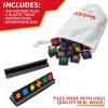 Qwirkle Board Game – Strategy Game for 2-4 Players Ages 6+ – Deluxe with Trays(Qwirkle with Trays)