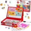 Peaceable Kingdom Alphabet Learning Fun Tote, Hands-on Literacy Activity Set with Magnetic Letters Sheets, Early Reading Skills Development, Kids Age 4+, Portable Classroom Home Organization