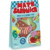 Peaceable Kingdom Math Sandwich Game: Preschool Math Games for Kids Ages 3 and Up – Includes 100+ Felt Food Pieces, 10 Menu Cards, Dry Erase Marker & Guest Check Tablet for Pretend Restaurant Play