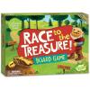 Peaceable Kingdom Race to the Treasure! Cooperative Path Building Game for 2 to 4 Kids Ages 5+