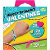 Peaceable Kingdom Valentines Cards for Kids Classroom, Set of 28 Valentines Day Gifts, Mini Popper Heart Pop It Fidget Toys, Classroom Exchange Set, Unique Fun Gifts for Kids, Ages 4+(Zipper Friendship Bracelets)