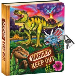 Peaceable Kingdom Lock & Key Diary – Dinosaur Glow in the Dark