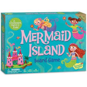 Peaceable Kingdom Mermaid Island Award Winning Cooperative Board Game for 2 to 6 Kids Ages 5+