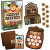 Peaceable Kingdom Meowdy Partner Cooperative Matching Game, Preschool Memory and Observation Game for Kids Ages 3–5, Team Based Gameplay with Cards, Tokens, and Cookie Barrel Board