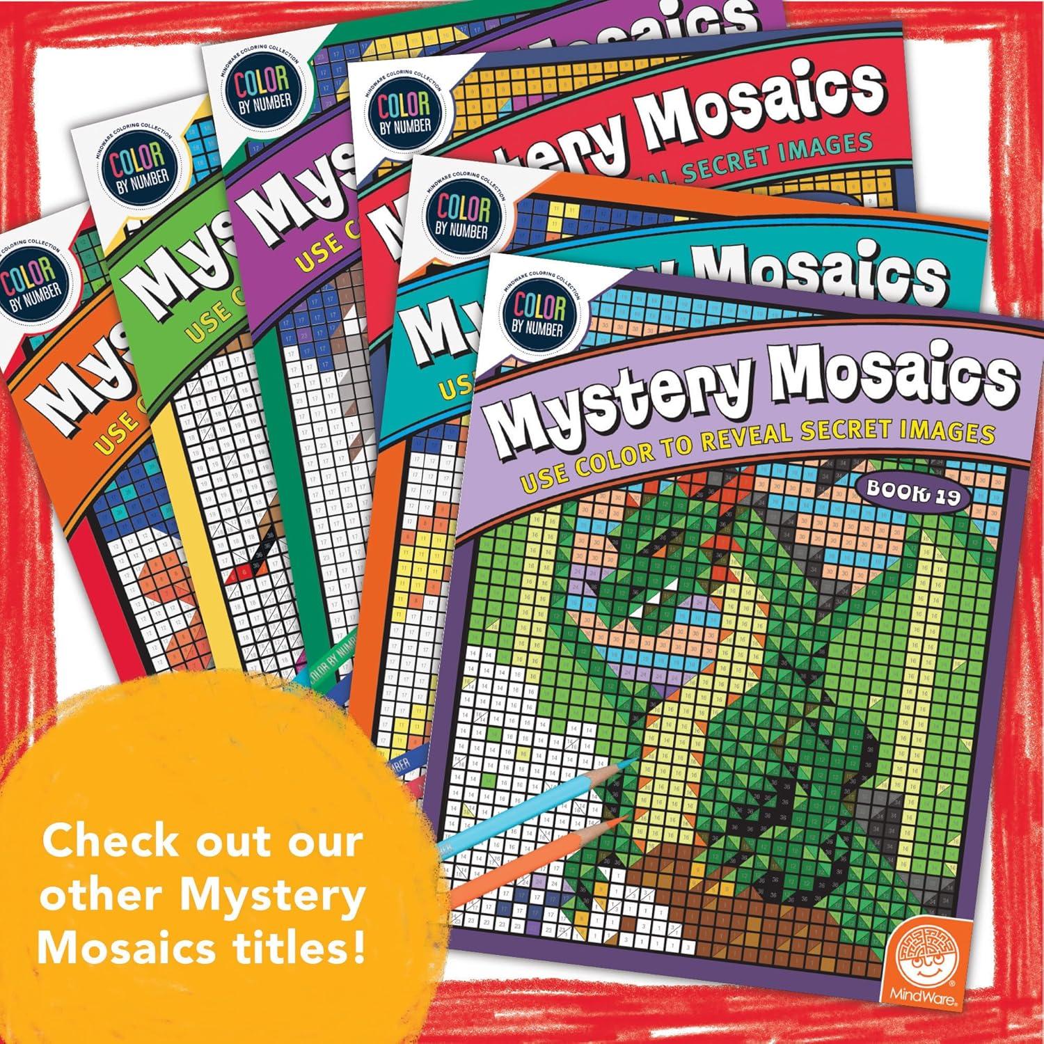 imageMindWare Color by Number Mystery Mosaics Book 14Book 3