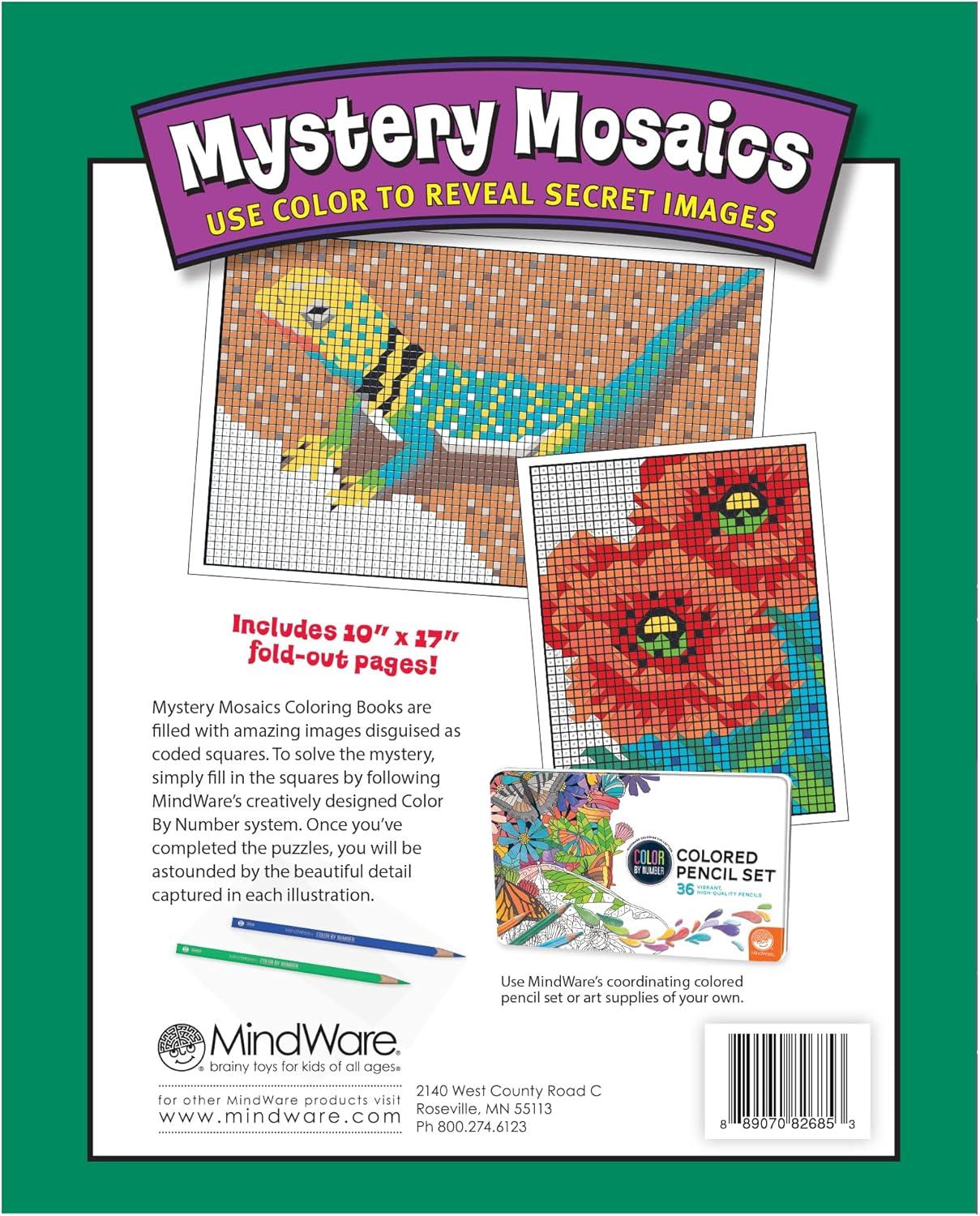 imageMindWare Color by Number Mystery Mosaics Book 14Book 3