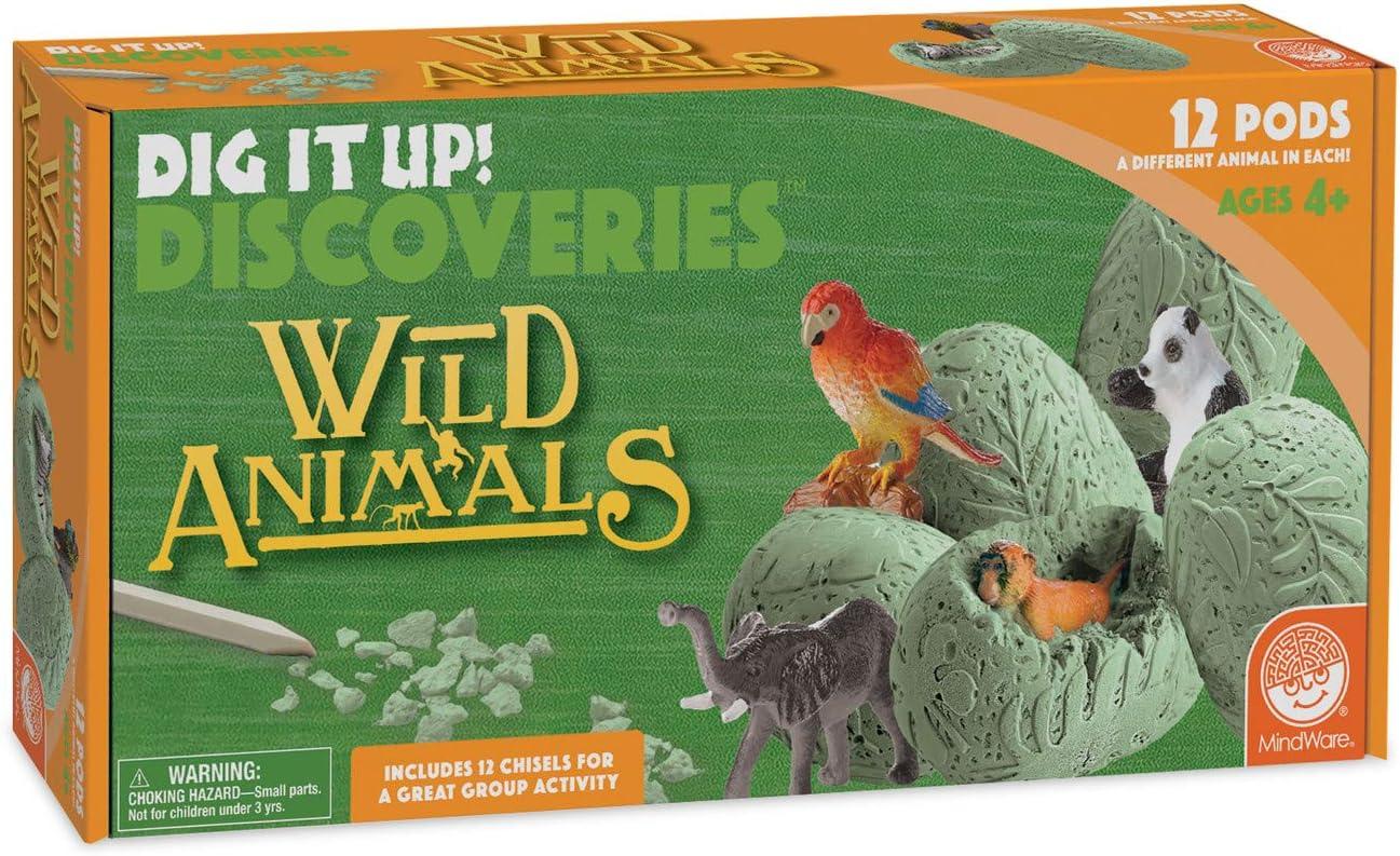 imageMindWare Dig It Up Wild Animals Dig Kit