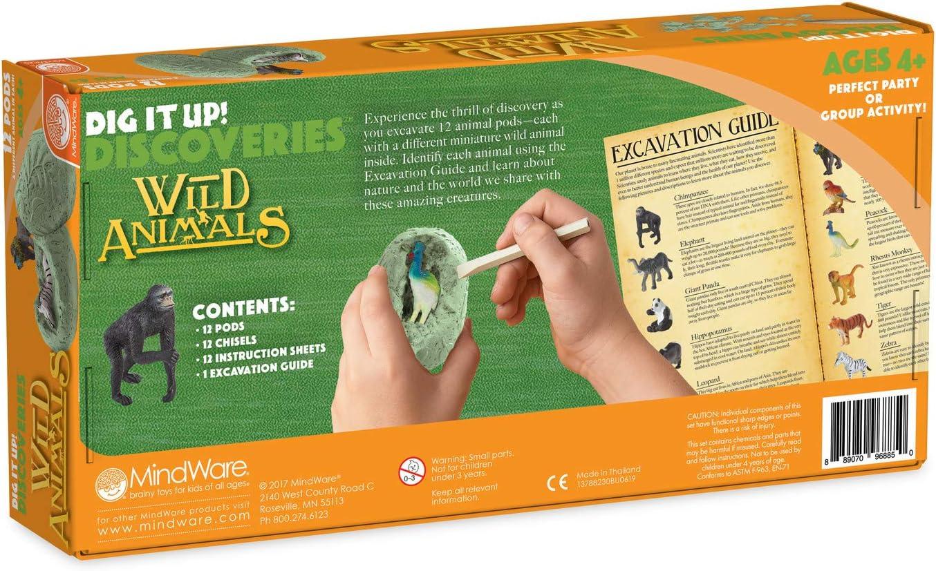imageMindWare Dig It Up Wild Animals Dig Kit