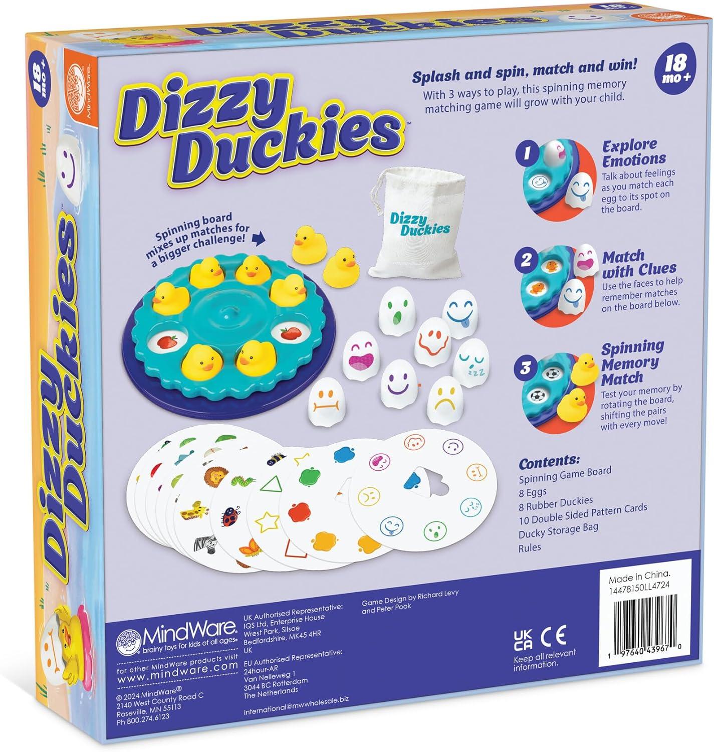 imageMindWare Dizzy Duckies Early Learning Matching Game Preschool Game for Toddlers