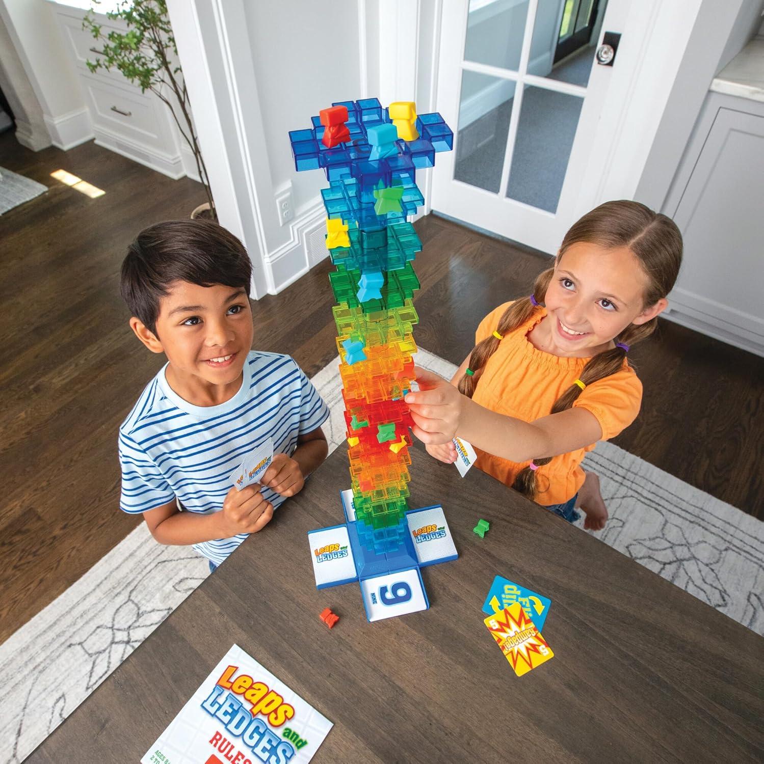 imageMindWare Leaps and Ledges Strategy Game Ages 8 Fun Party Game and Family Game Night Activity for Kids Teens and Adults 2 to 4 Players