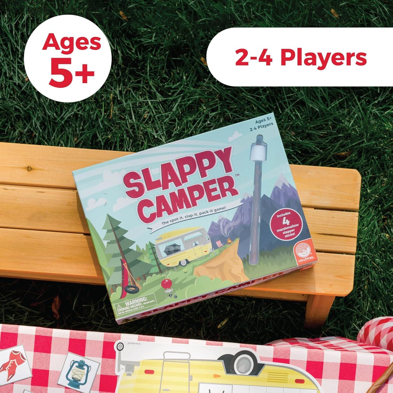 imageMindWare Slappy Camper Strategy Game Think Fast and Fill Your Camper for 24 Players Ages 5 and Up