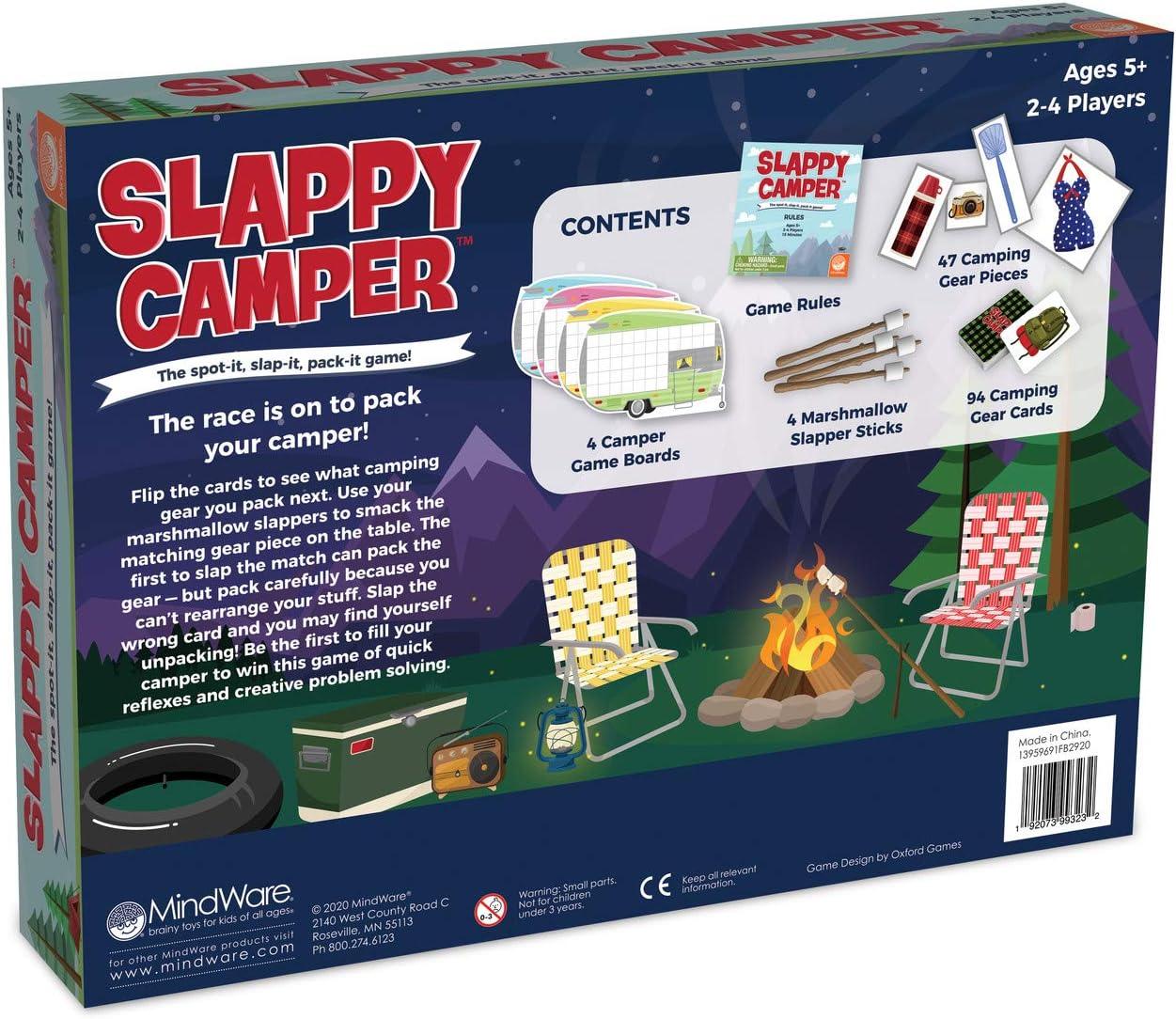imageMindWare Slappy Camper Strategy Game Think Fast and Fill Your Camper for 24 Players Ages 5 and Up