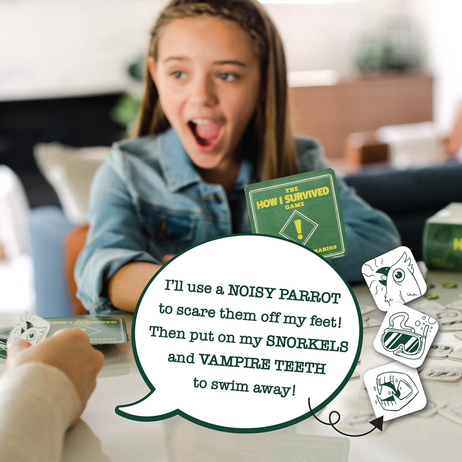 imageMindWare The How I Survived Card Game Hilarious for Kids amp Adults Laugh til You Cry Super Funny KidHumor Gift for Boys amp Girls Ages 8