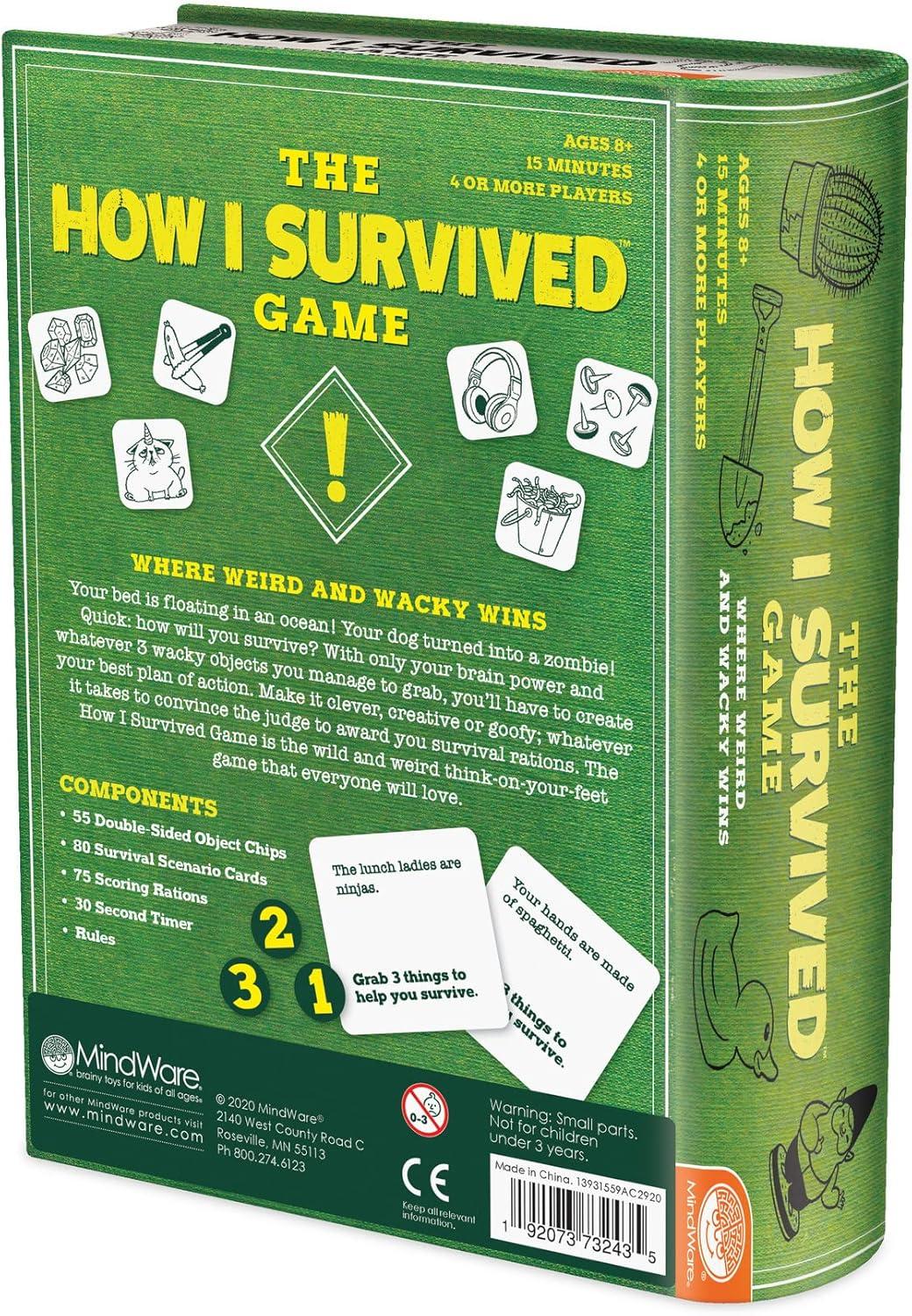 imageMindWare The How I Survived Card Game Hilarious for Kids amp Adults Laugh til You Cry Super Funny KidHumor Gift for Boys amp Girls Ages 8