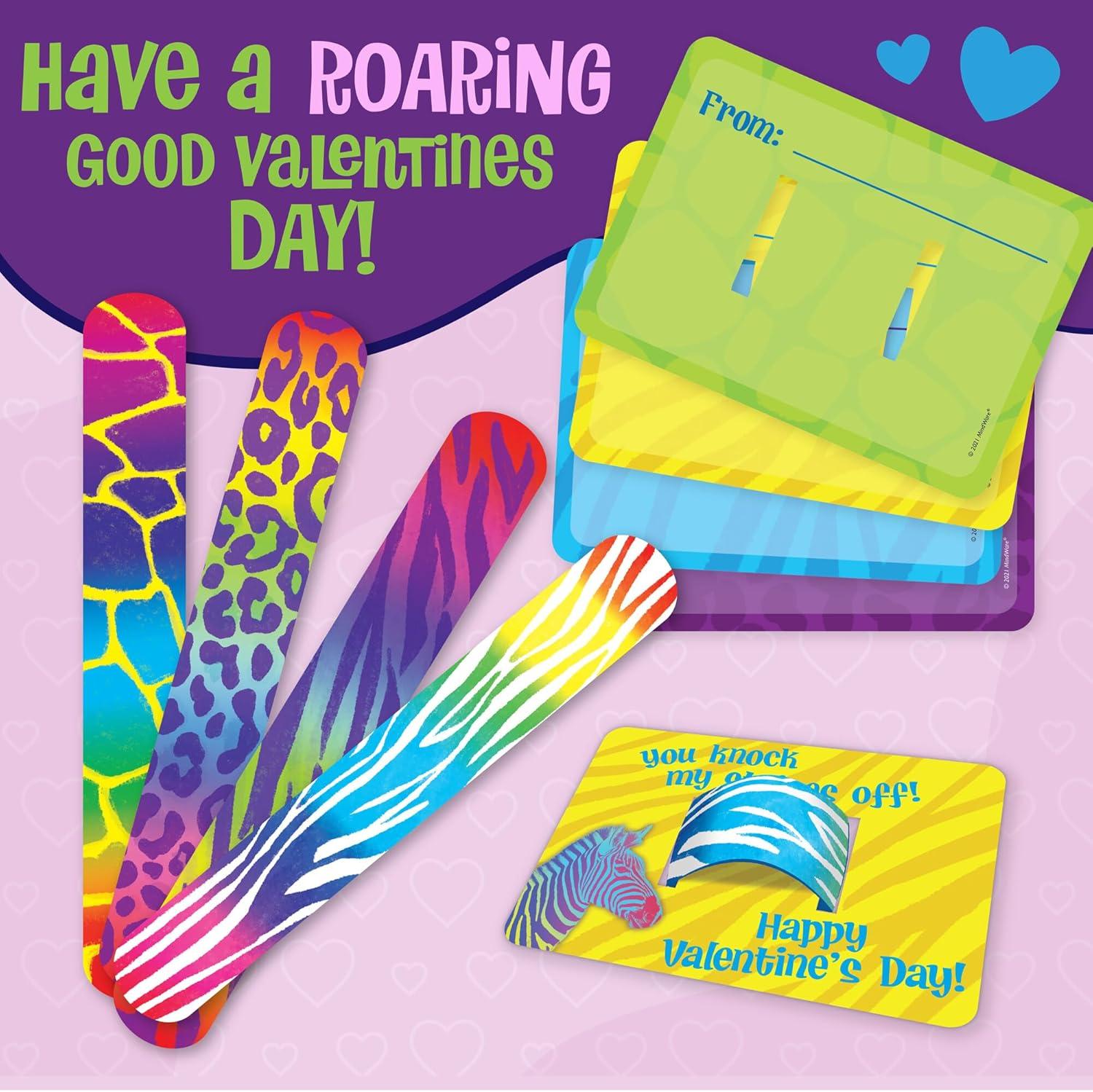 imagePeaceable Kingdom 28 Party Favors for Kids Fun Gift for Birthday Classroom Prizes Pinata and Goodie Bag Stuffers Galactic Slime BallsAnimal Print Slap Bracelets