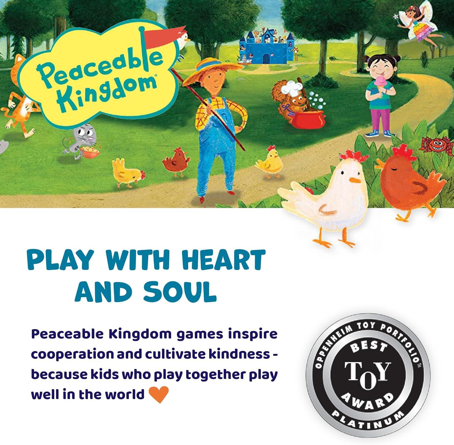 imagePeaceable Kingdom Count Your Chickens Award Winning Cooperative Counting Game for 2 to 4 Kids Ages 3 Premium Play EditionStandard Edition