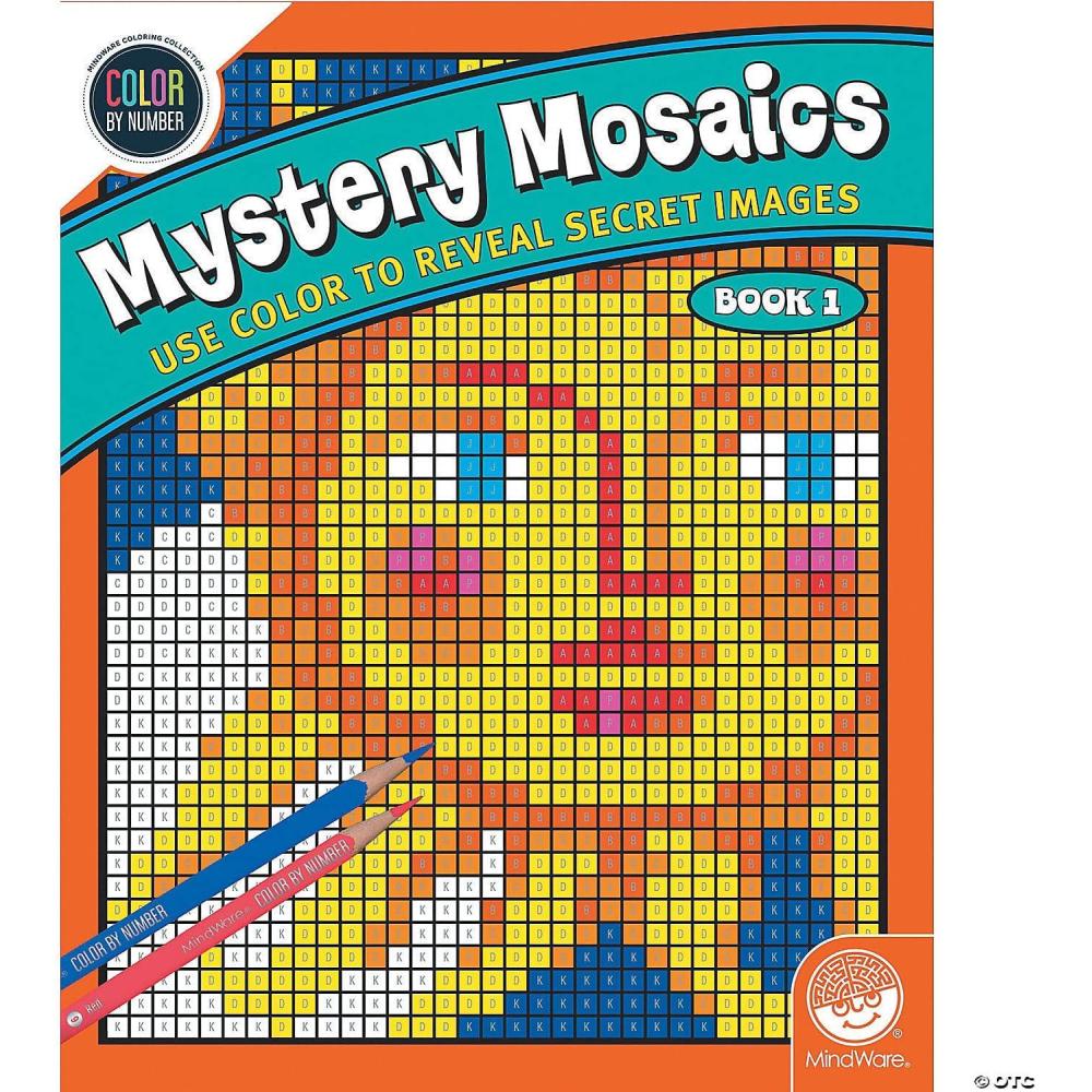 imageMindWare Color by Number Mystery Mosaics Book 14Book 1