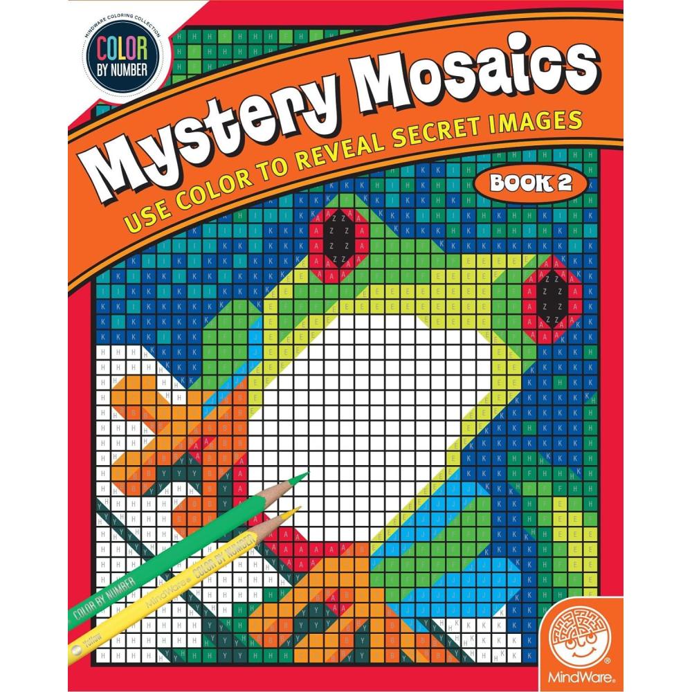 imageMindWare Color by Number Mystery Mosaics Book 14Book 2