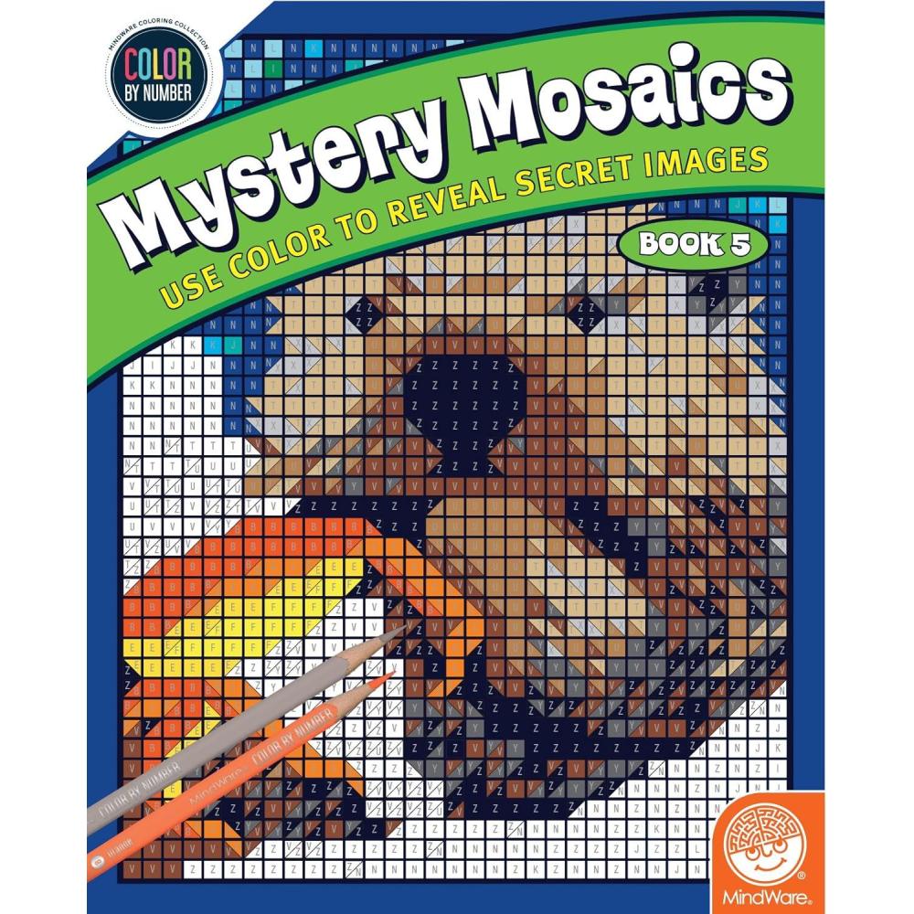 imageMindWare Color by Number Mystery Mosaics Book 14Book 5