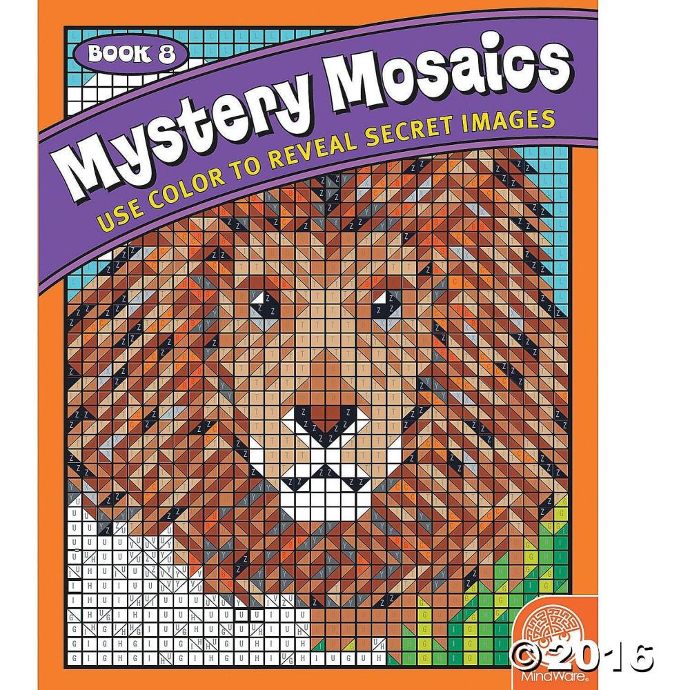 imageMindWare Color by Number Mystery Mosaics Book 14Book 8