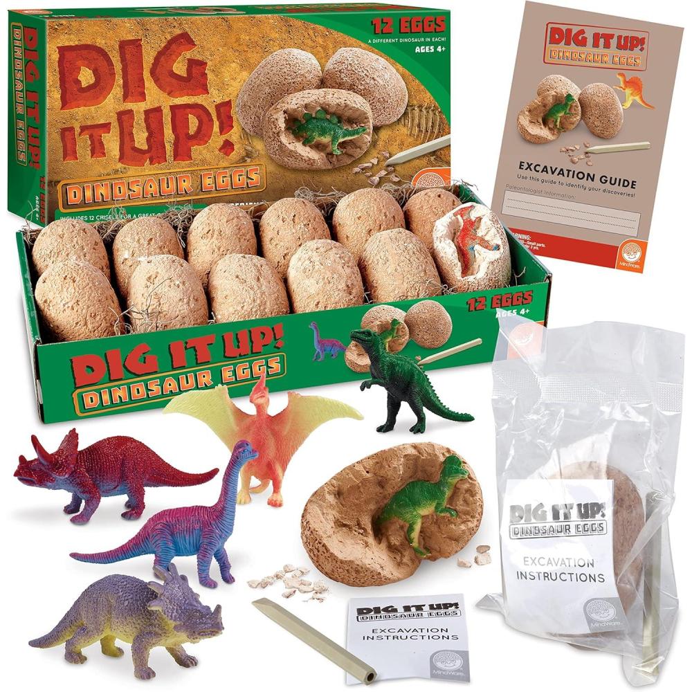 imageMindWare Dig It Up Dinosaur eggs excavation kit