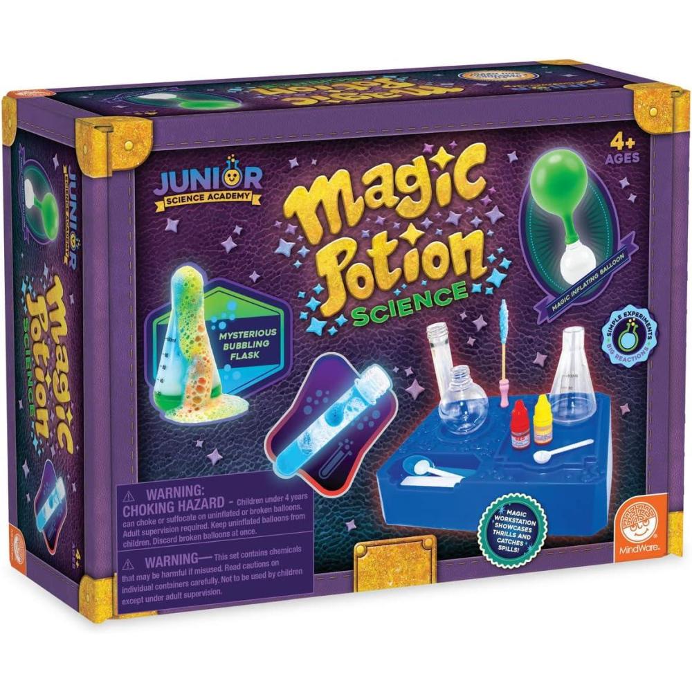 imageMindWare Junior Science Academy Magic Potion Science Chemistry Set 5 Amazing Beginning Kids Science Experiments for Kids Ages 4 amp Up Fun Science Lessons for Home or School