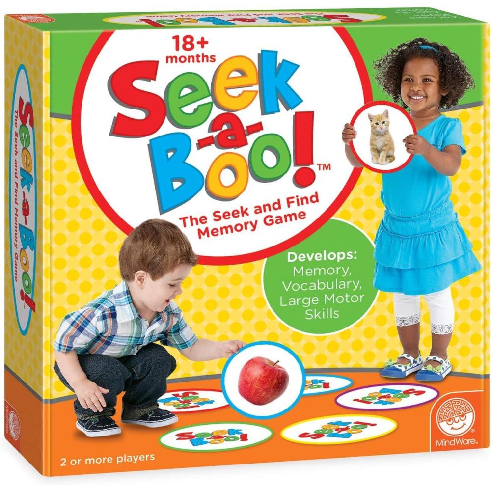 imageMindWare SeekaBoo Seek and Find Memory Game and Toddler Flash Cards Matching Game