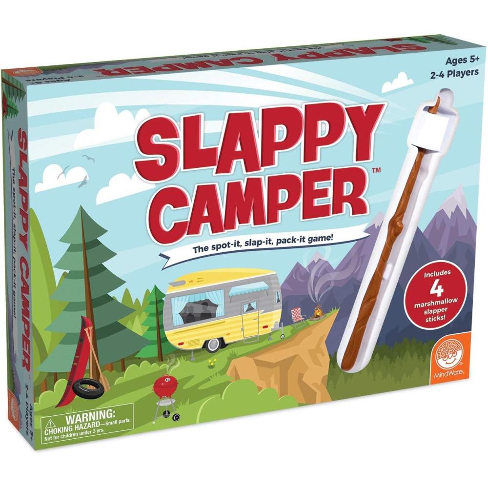 imageMindWare Slappy Camper Strategy Game Think Fast and Fill Your Camper for 24 Players Ages 5 and Up