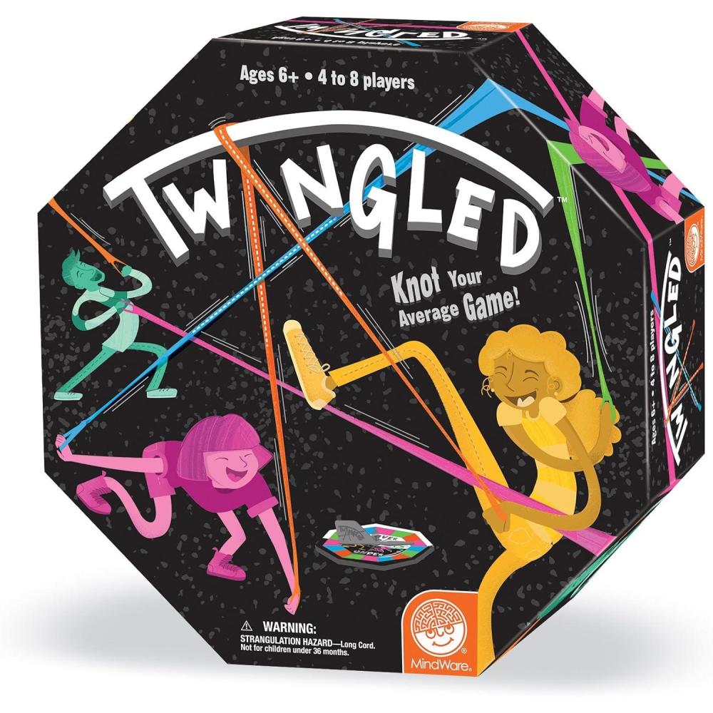 imageMindWare TWANGLED Game Cooperative Team Building Activity for Large Groups Funny Human Knot Game for 48 Players Ages 6 amp Older