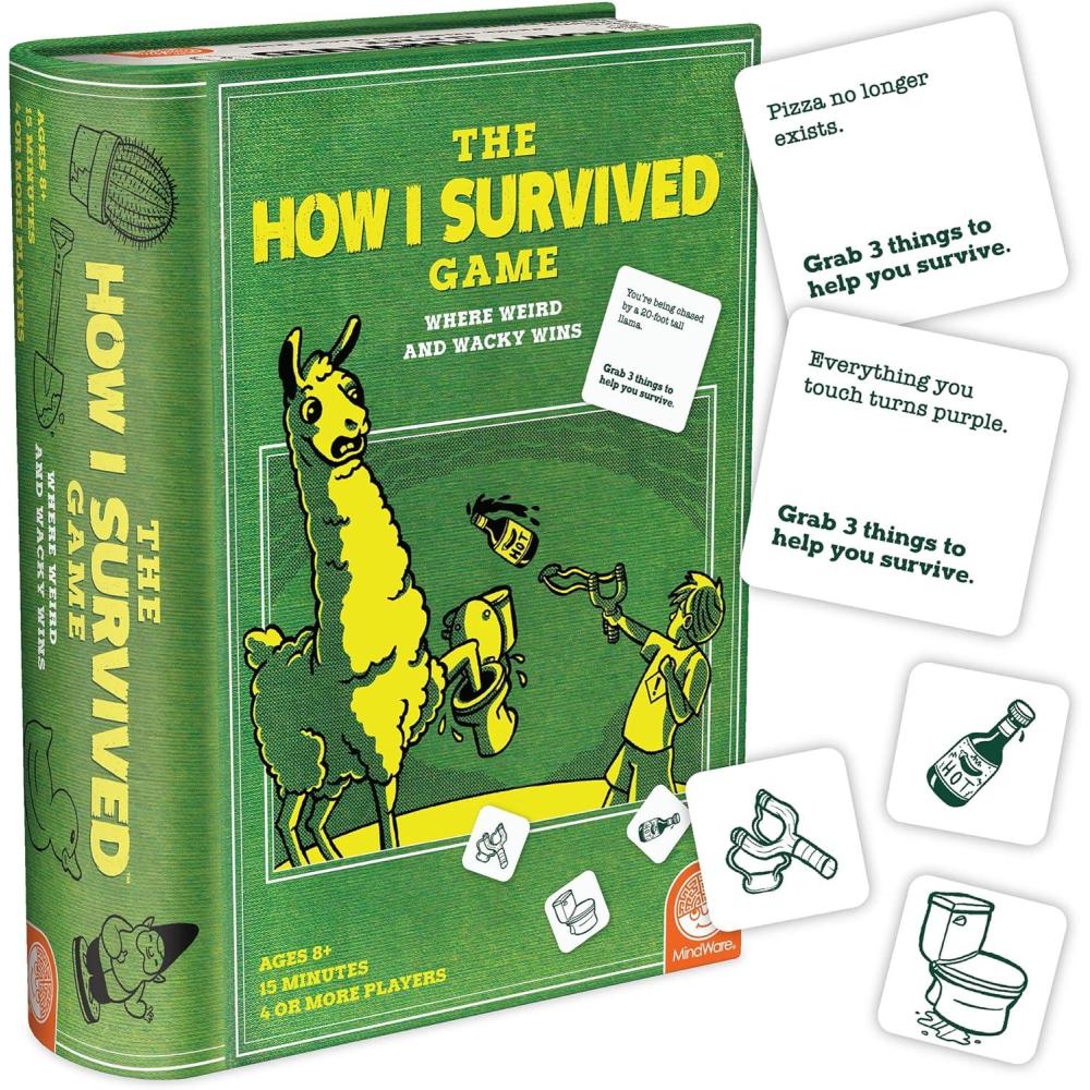 imageMindWare The How I Survived Card Game Hilarious for Kids amp Adults Laugh til You Cry Super Funny KidHumor Gift for Boys amp Girls Ages 8