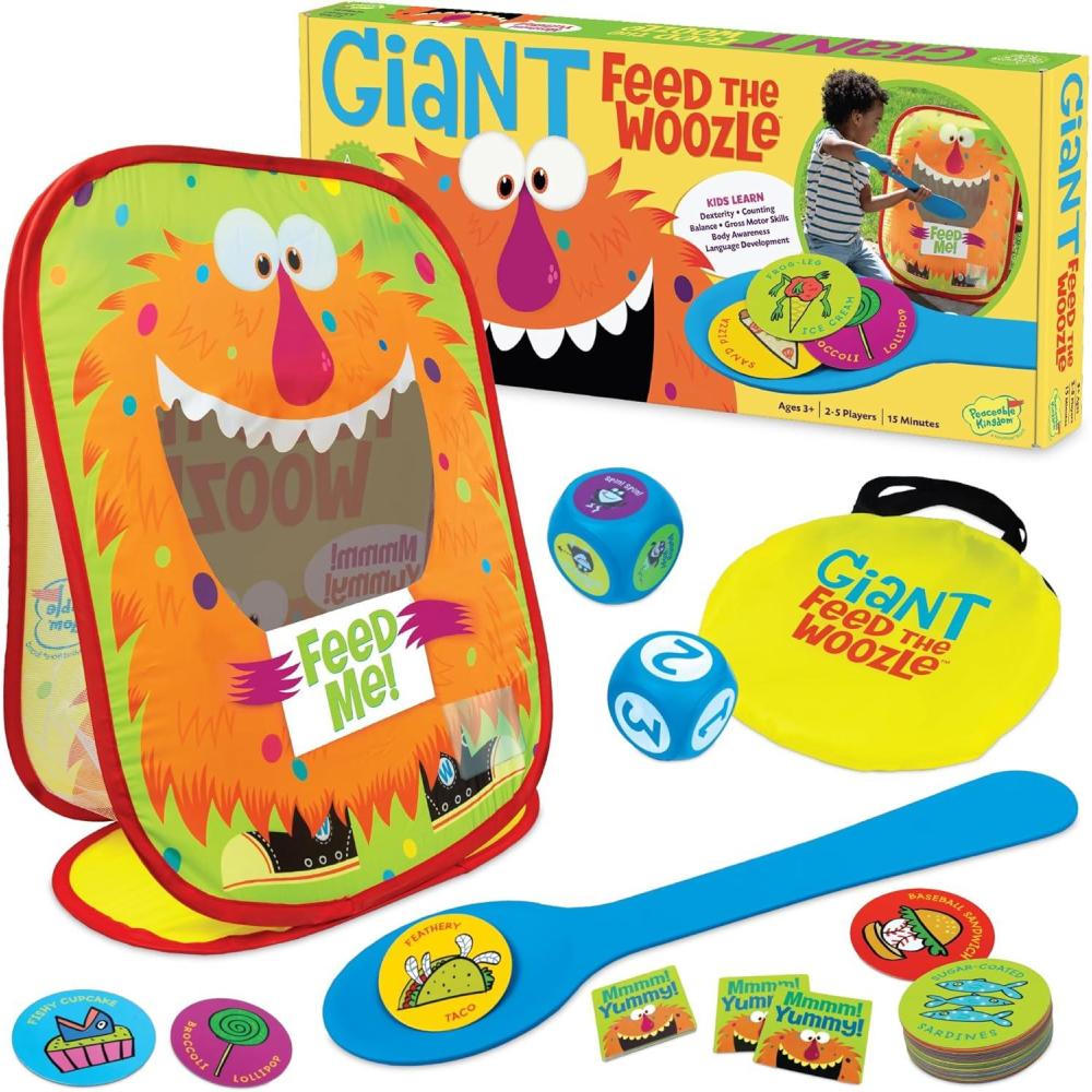 imagePeaceable Kingdom Giant Feed The Woozle Cooperative Game Ages 3 and Up