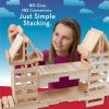 KEVA Structures 200 Wood Building Planks Set – Building Toy Includes 200 Wooden Blocks and Idea Book – Ages 5 and Up