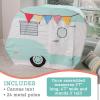 MindWare Camper Playhouse – Pretend, Indoor Fort for Kids – 43 x 55 x 36 inch Play Set Made of Cotton Canvas – Easy Assembly & Simple to Clean