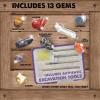 MindWare Dig It Up Giant Gem Discovery Kit – Gemstone Dig Kit Offers Geology for Kids with 12 Real Polished Hidden Gemstones – Includes 1 Giant Gem, Chiseling Tools, Gemstone Poster – Ages 4+