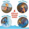 MindWare Dinosaur Color Splash Water Park Bathtub Playset – Interactive Bath Toys with Color Changing Dinosaur Figures – Gift for 3 Year Olds and Up