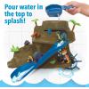 MindWare Dinosaur Color Splash Water Park Bathtub Playset – Interactive Bath Toys with Color Changing Dinosaur Figures – Gift for 3 Year Olds and Up