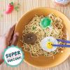 MindWare Foodie Fidgets Ramen Noodles and Toppings Set of Squishy Toys for Kids and Adults – Ages 5 and Up