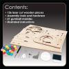 MindWare Gearjits: Gumball Machine Marble Coaster – Wooden 3D Building Puzzle for Teens & Adults – DIY STEM Building Toys for Kids – Fun for Adults Too – Ages 12 and Up
