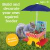 MindWare Make Your Own (MYO) Squirrel Feeder Craft Kit for Kids – Includes Wood Pieces, Paint, Brushes, Instructions and More