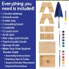 MindWare Make Your Own (MYO) Squirrel Feeder Craft Kit for Kids – Includes Wood Pieces, Paint, Brushes, Instructions and More