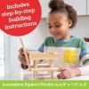 MindWare Make Your Own (MYO) Squirrel Feeder Craft Kit for Kids – Includes Wood Pieces, Paint, Brushes, Instructions and More