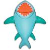 MindWare Oh So Fun! Shark Sleeping Bag for Kids – Ages 3 and Up
