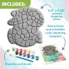 MindWare Paint Your Own Stepping Stone: Bunny – Easter Gift for 8 Year Olds & Up