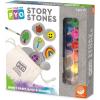 MindWare Paint Your Own Story Stones, Creative Storytelling Art Kit with 16 Paintable Stones, Paints and Brushes, Imaginative Language Play for Kids Ages 8 and Up, Creative Gifts for Kids