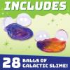 Peaceable Kingdom 28 Party Favors for Kids Fun Gift for Birthday, Classroom Prizes, Pinata and Goodie Bag Stuffers – Galactic Slime Balls(28 Galactic Slime Ball Set)