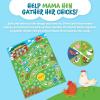 Peaceable Kingdom Count Your Chickens Award Winning Cooperative Counting Game for 2 to 4 Kids Ages 3+ – Premium Play Edition(Standard Edition)